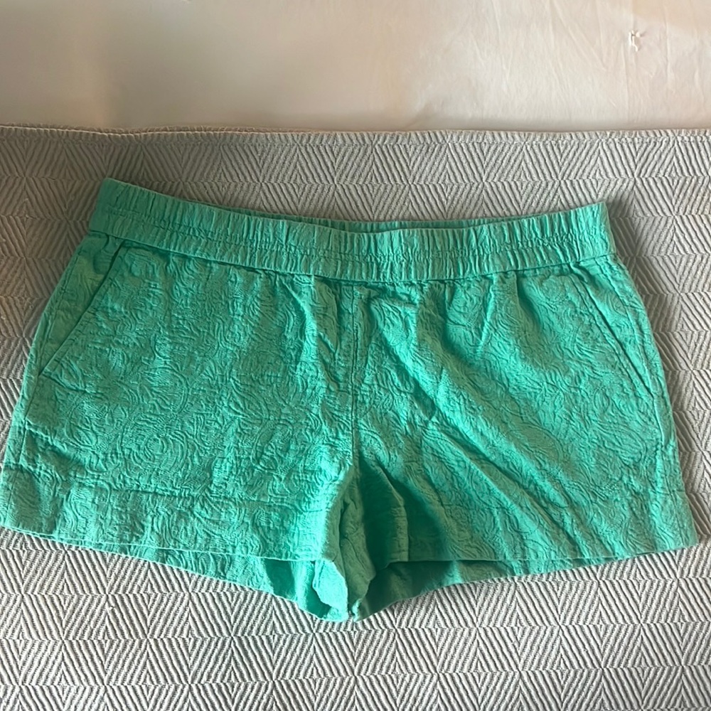 Pretty green J Crew shorts